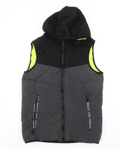 Mens UK Size S Chapter Black Puffer Jacket