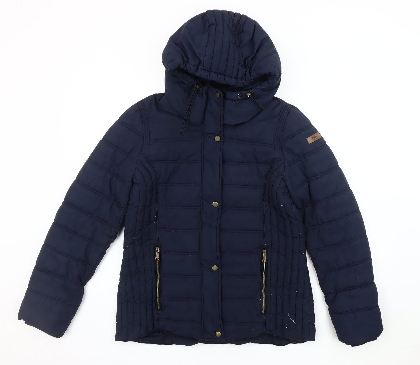 Womens UK Size M EDC Blue Puffer Jacket