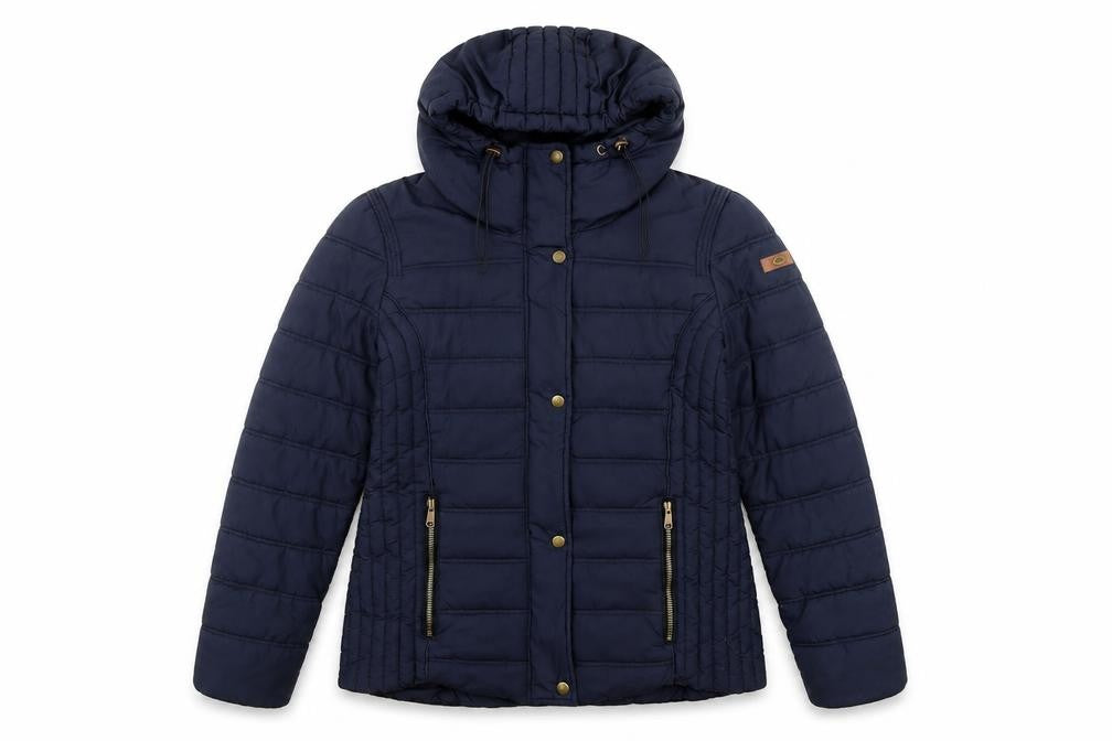 Womens UK Size M EDC Blue Puffer Jacket