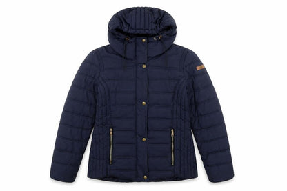 Womens UK Size M EDC Blue Puffer Jacket