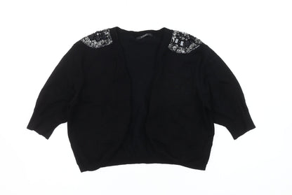 Womens UK Size M Dunnes Black Cardigan Jumper