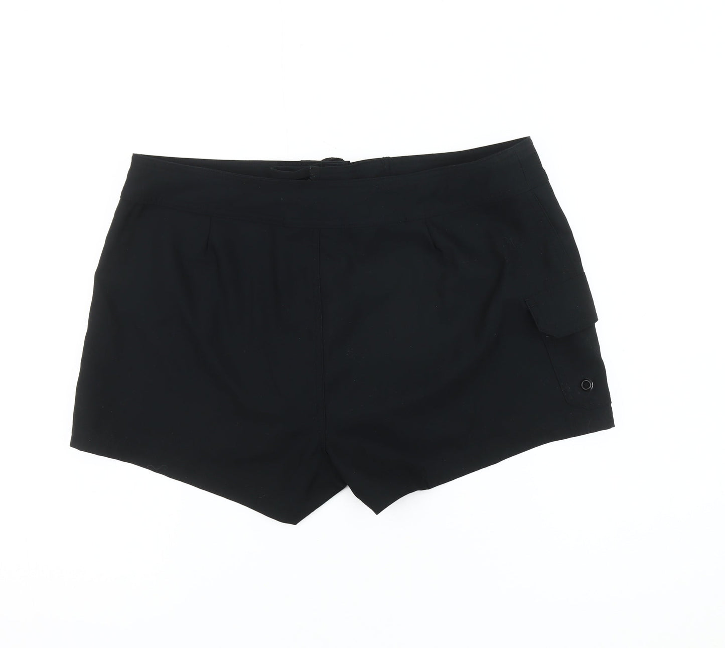 La Blanca Women's Black Casual Drawstring Shorts M