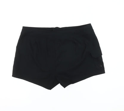 La Blanca Women's Black Casual Drawstring Shorts M