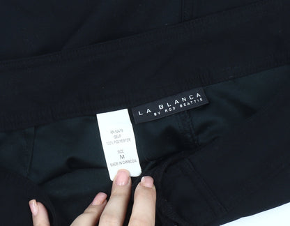 La Blanca Women's Black Casual Drawstring Shorts M