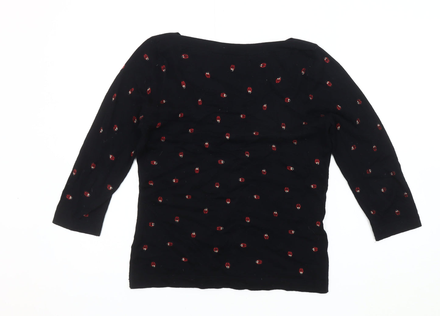 Womens UK Size 12 NEXT Black Pullover Jumper