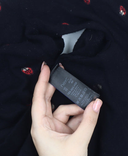 Womens UK Size 12 NEXT Black Pullover Jumper