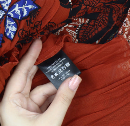 East Women's Multicoloured Floral Dress Size 10