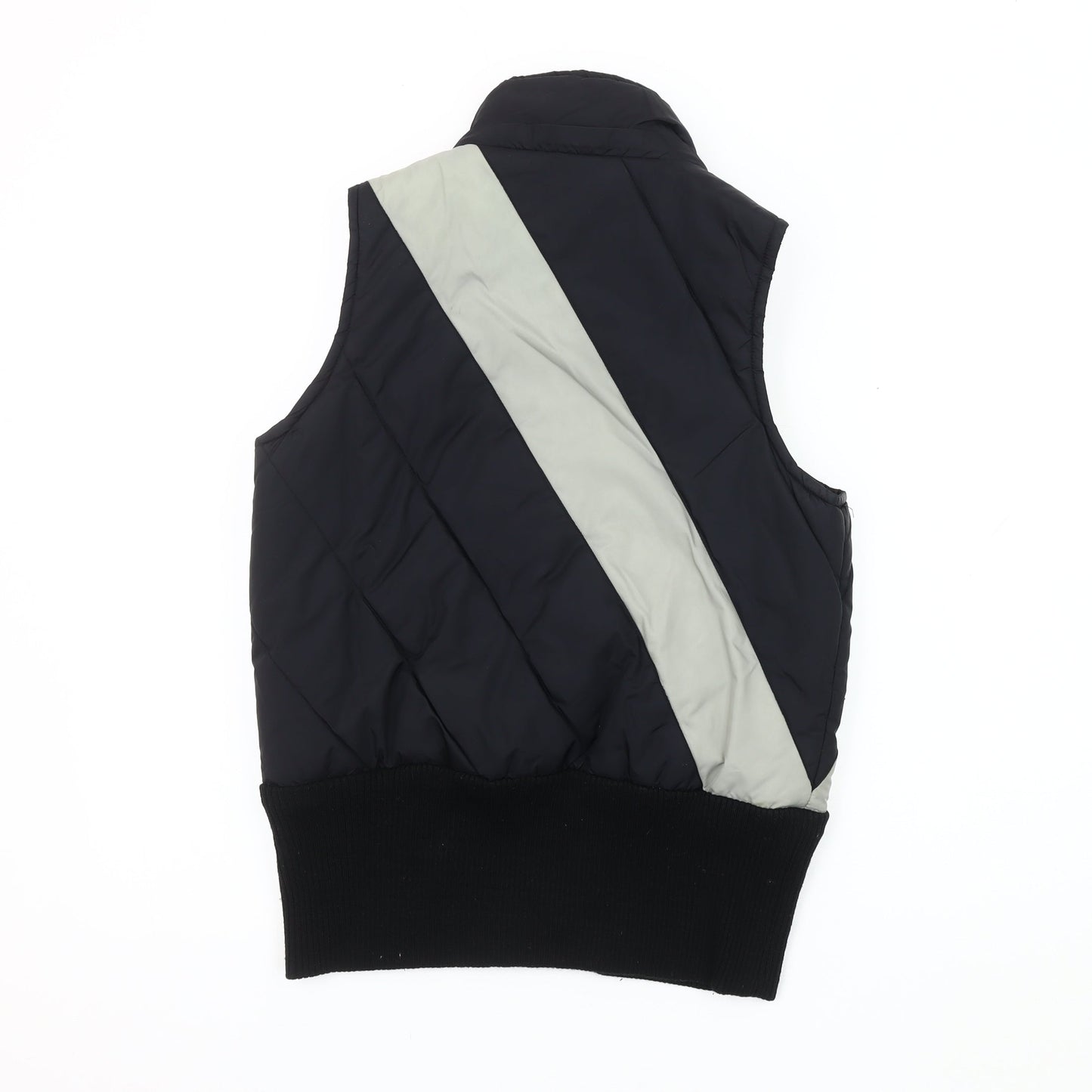 PASH Women's Black Quilted Waistcoat, Size 8