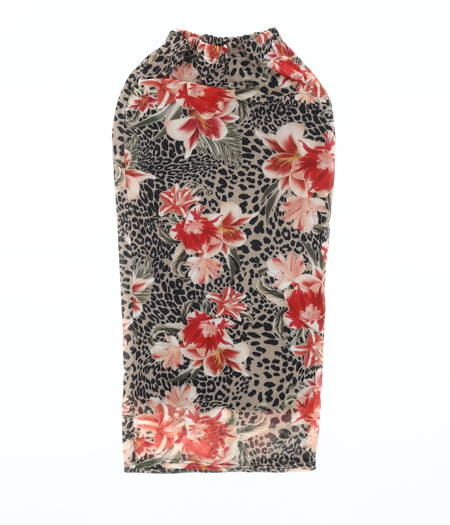 New Look Women's Multicoloured Midi Pencil Skirt - Size 10