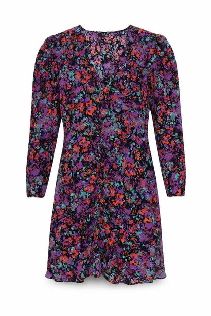 Zara Women's Multicoloured Floral Dress Size 8