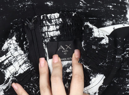 AX Paris Women's Black Sheath Dress Size 10