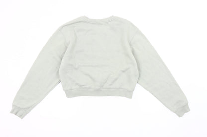Stradivarius Women's Grey Pullover Sweatshirt Size 12