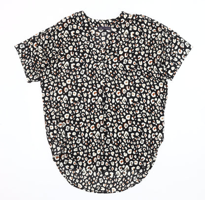 Womens UK Size 14 Marks and Spencer Black Basic Blouse