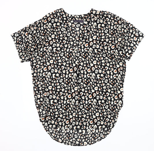 Womens UK Size 14 Marks and Spencer Black Basic Blouse