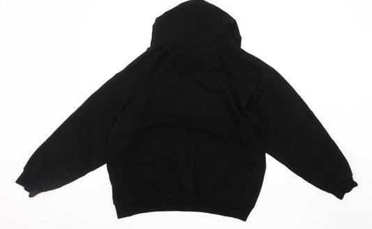 Mens UK Size S BoohooMAN Black Pullover Hoodie