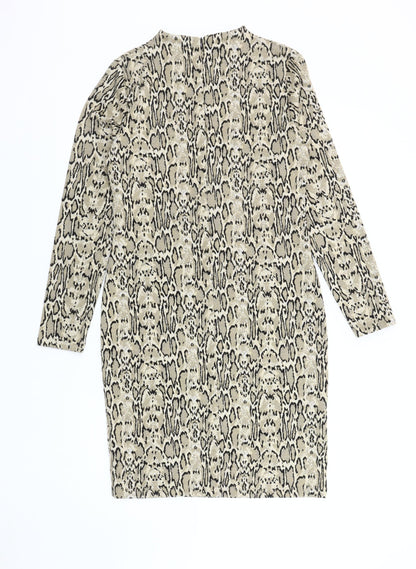 Marks and Spencer Women Beige Animal Print Dress