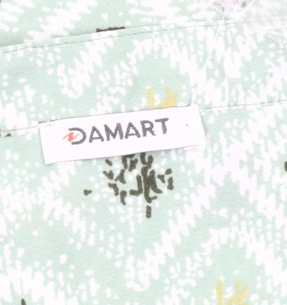 Damart Women's Geometric Print Blouse Size 22