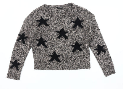 Womens UK Size 8 Miss Selfridge Multicoloured Pullover Jumper