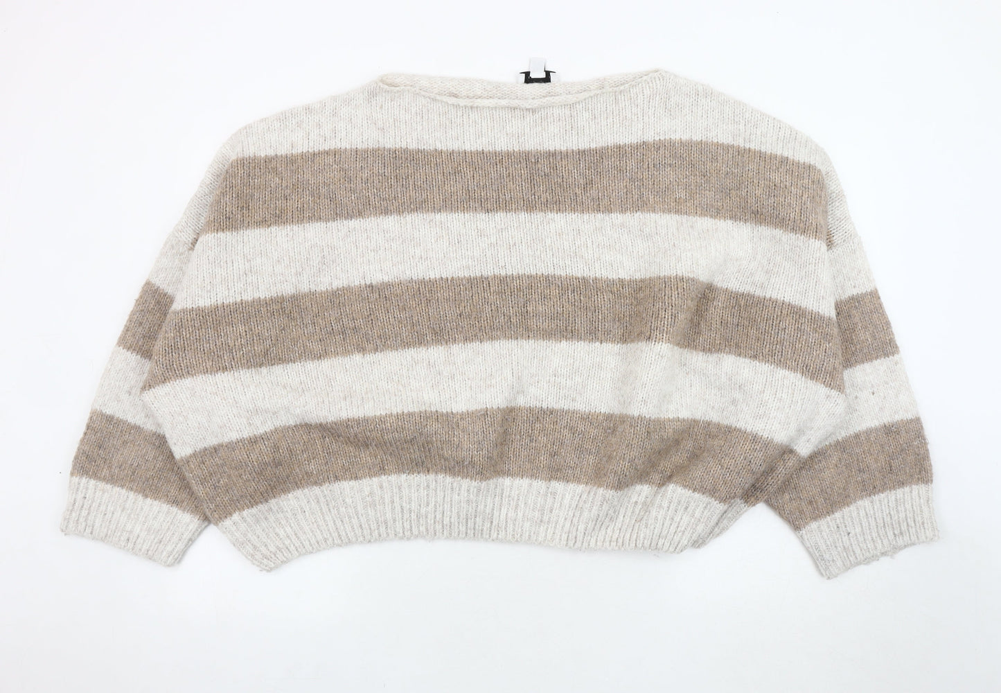 Womens UK Size XL Topshop Beige Pullover Jumper