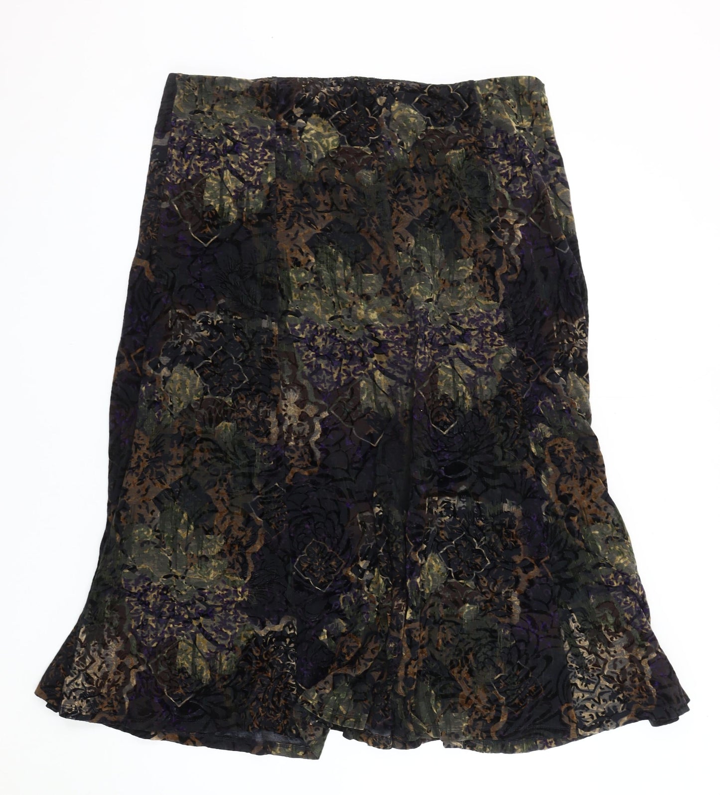 Marks and Spencer Women's Multicoloured A-Line Midi Skirt