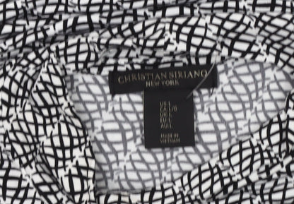 Womens UK Size L Christian Siriano Black Basic T-Shirt