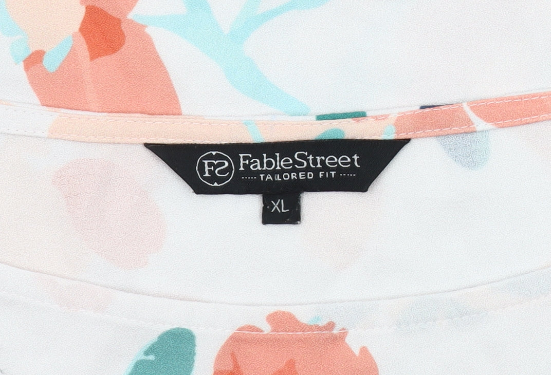 FableStreet Women's Floral Tunic Blouse XL