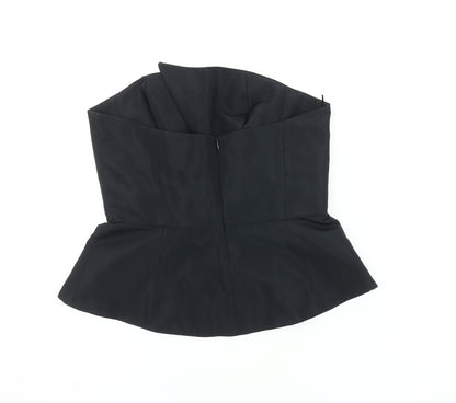 Womens UK Size 0 Zara Black Camisole Blouse