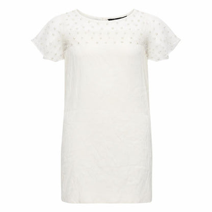 Zara Woman Ivory Shift Dress Women M Size 12