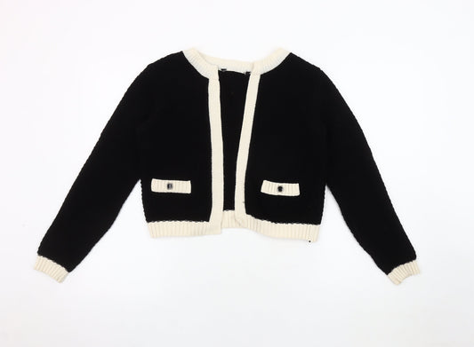 Womens UK Size S Dorothy Perkins Black Cardigan Jumper