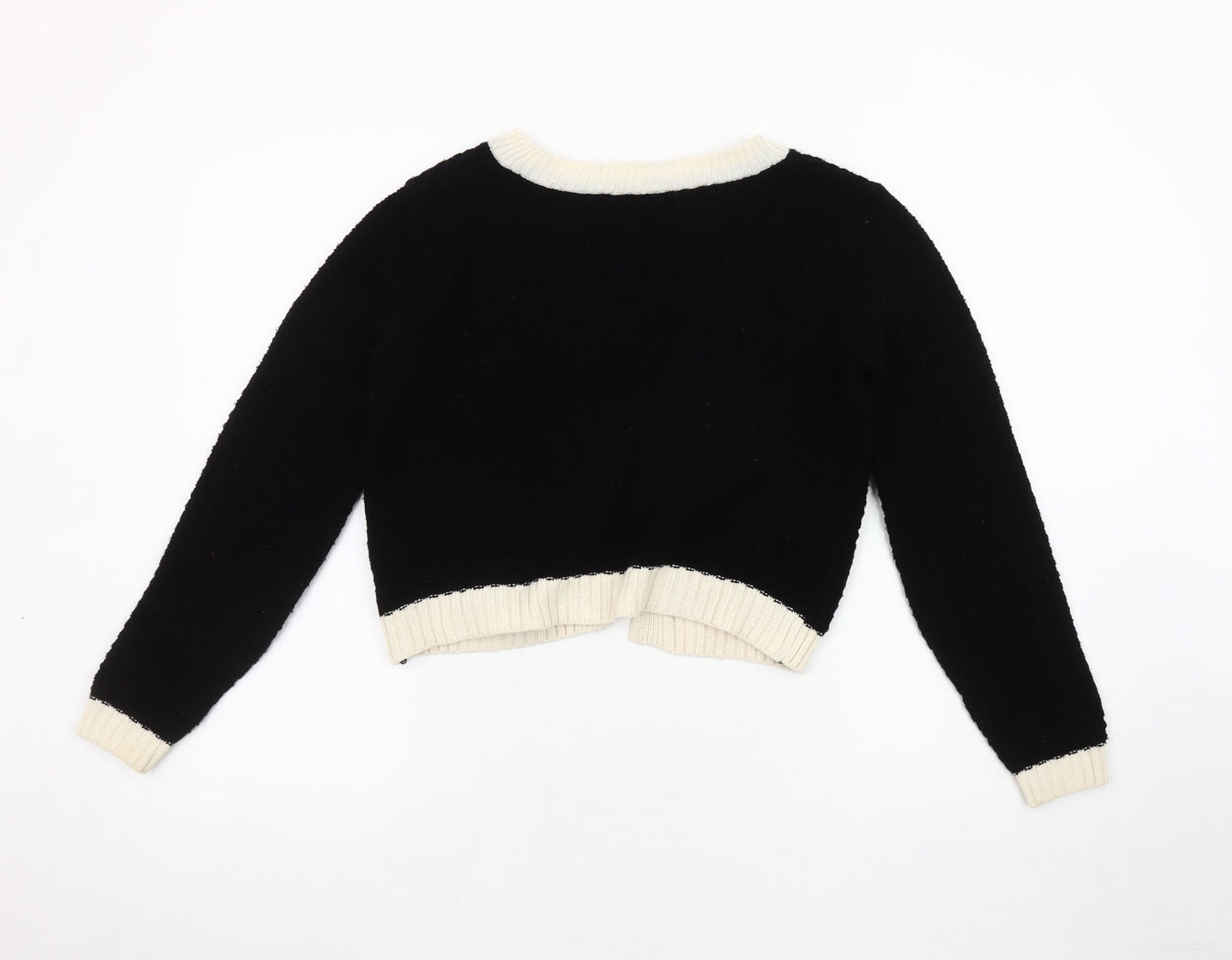 Womens UK Size S Dorothy Perkins Black Cardigan Jumper