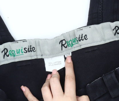 Requisite Men's Black Trousers Size 32 Regular