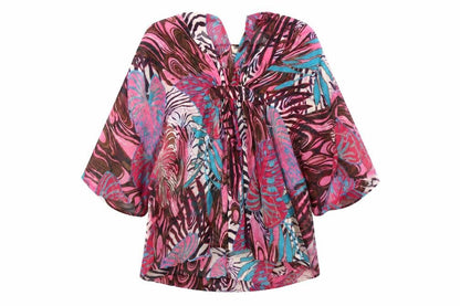Rhona Sutton Women's Multicoloured Tunic Blouse, M