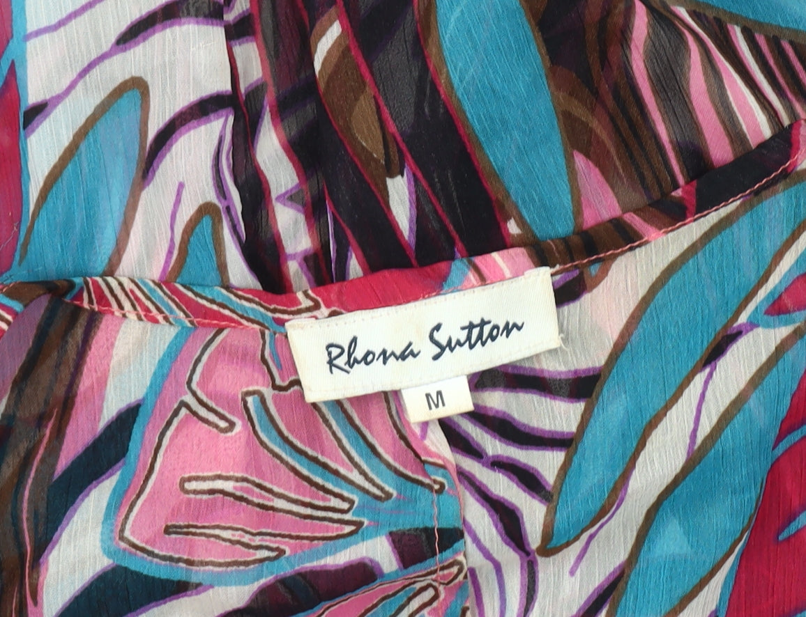 Rhona Sutton Women's Multicoloured Tunic Blouse, M