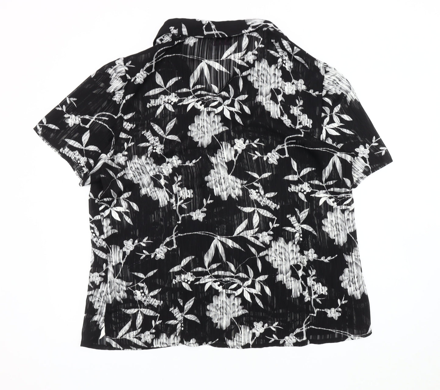 Womens UK Size 20 Bonmarché Black Basic Blouse