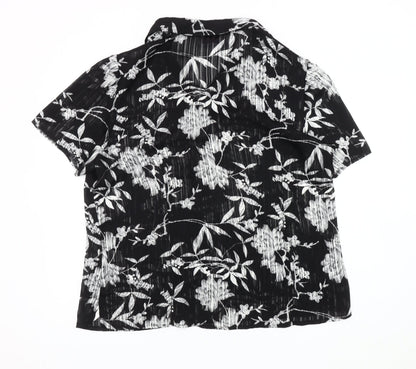 Womens UK Size 20 Bonmarché Black Basic Blouse