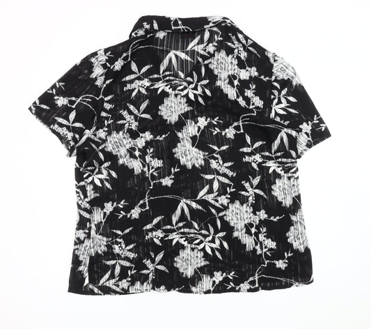 Womens UK Size 20 Bonmarché Black Basic Blouse