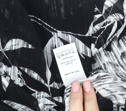 Womens UK Size 20 Bonmarché Black Basic Blouse