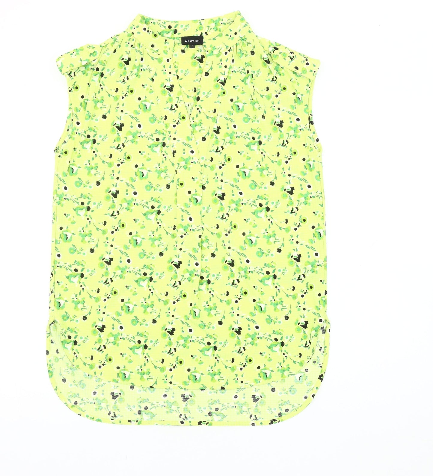 Womens UK Size 8 NEXT Green Basic Blouse