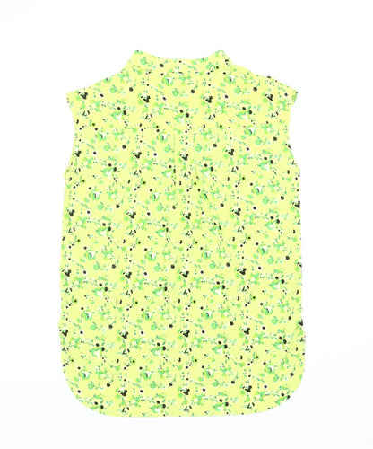 Womens UK Size 8 NEXT Green Basic Blouse