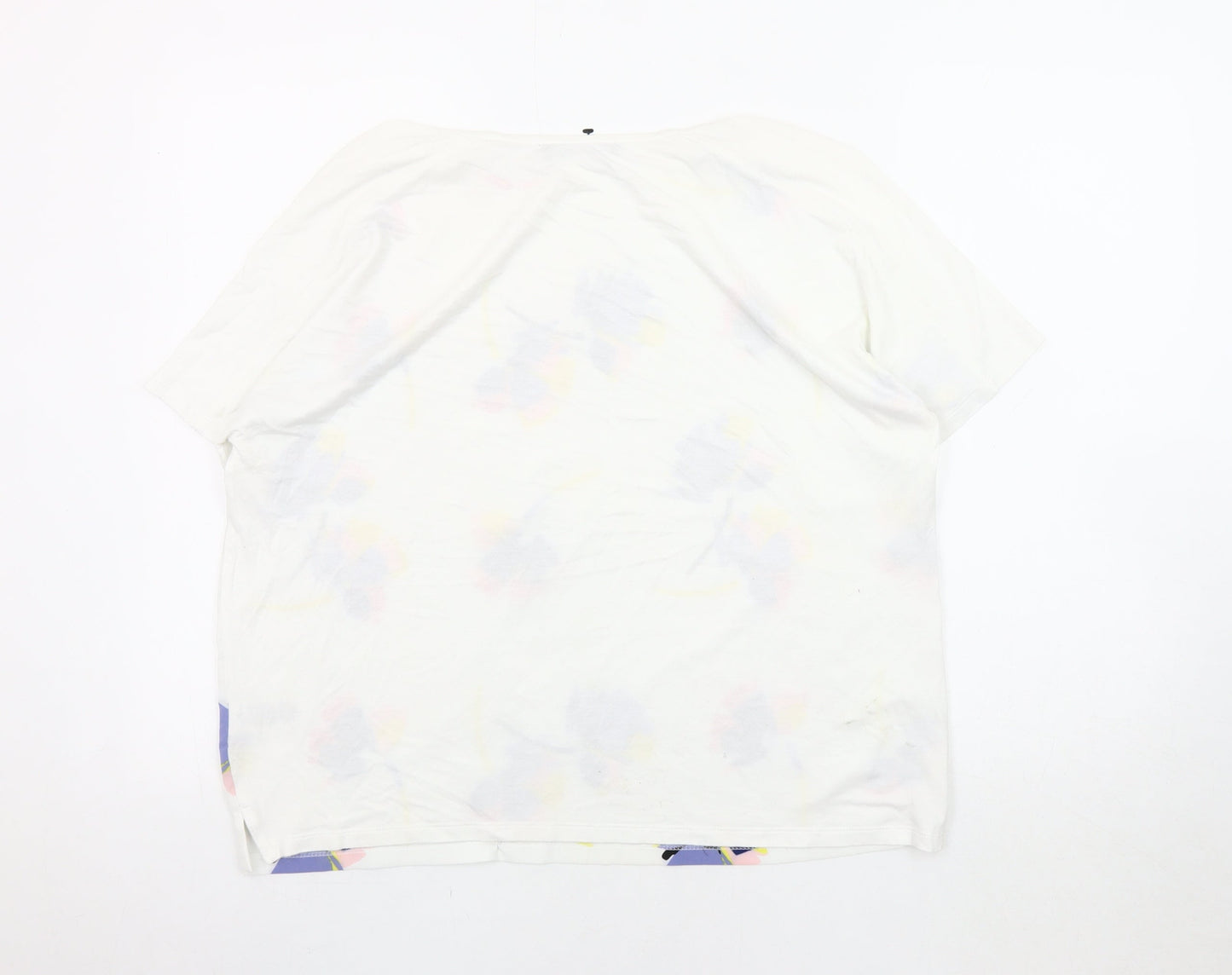 Womens UK Size 14 Marks and Spencer Multicoloured Jersey T-Shirt