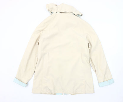 Womens UK Size 10 Finesse Beige Basic Jacket Jacket
