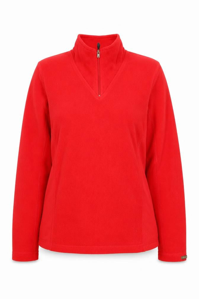 Womens UK Size M Columbia Red Pullover Hoodie