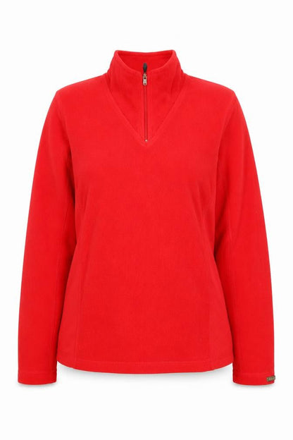 Womens UK Size M Columbia Red Pullover Hoodie