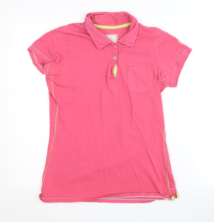 Womens UK Size 10 Regatta Pink Basic Polo