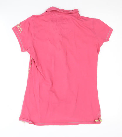 Womens UK Size 10 Regatta Pink Basic Polo