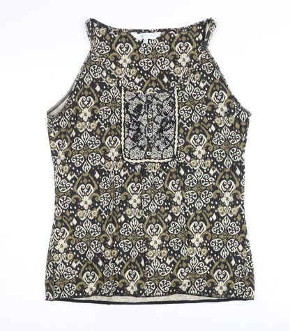 Womens UK Size 12 Rocha John Rocha Multicoloured Camisole Blouse