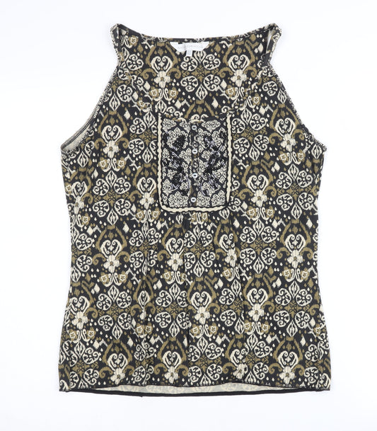 Womens UK Size 12 Rocha John Rocha Multicoloured Camisole Blouse