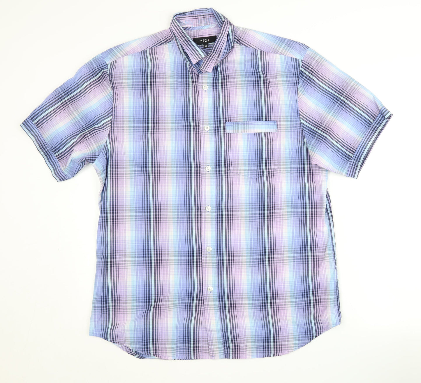 Thomas Nash Men’s Multicoloured Check Shirt M Casual
