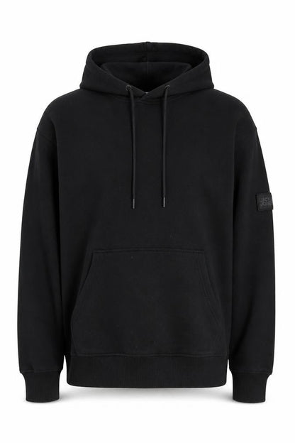 Mens UK Size S JACK & JONES Black Pullover Hoodie