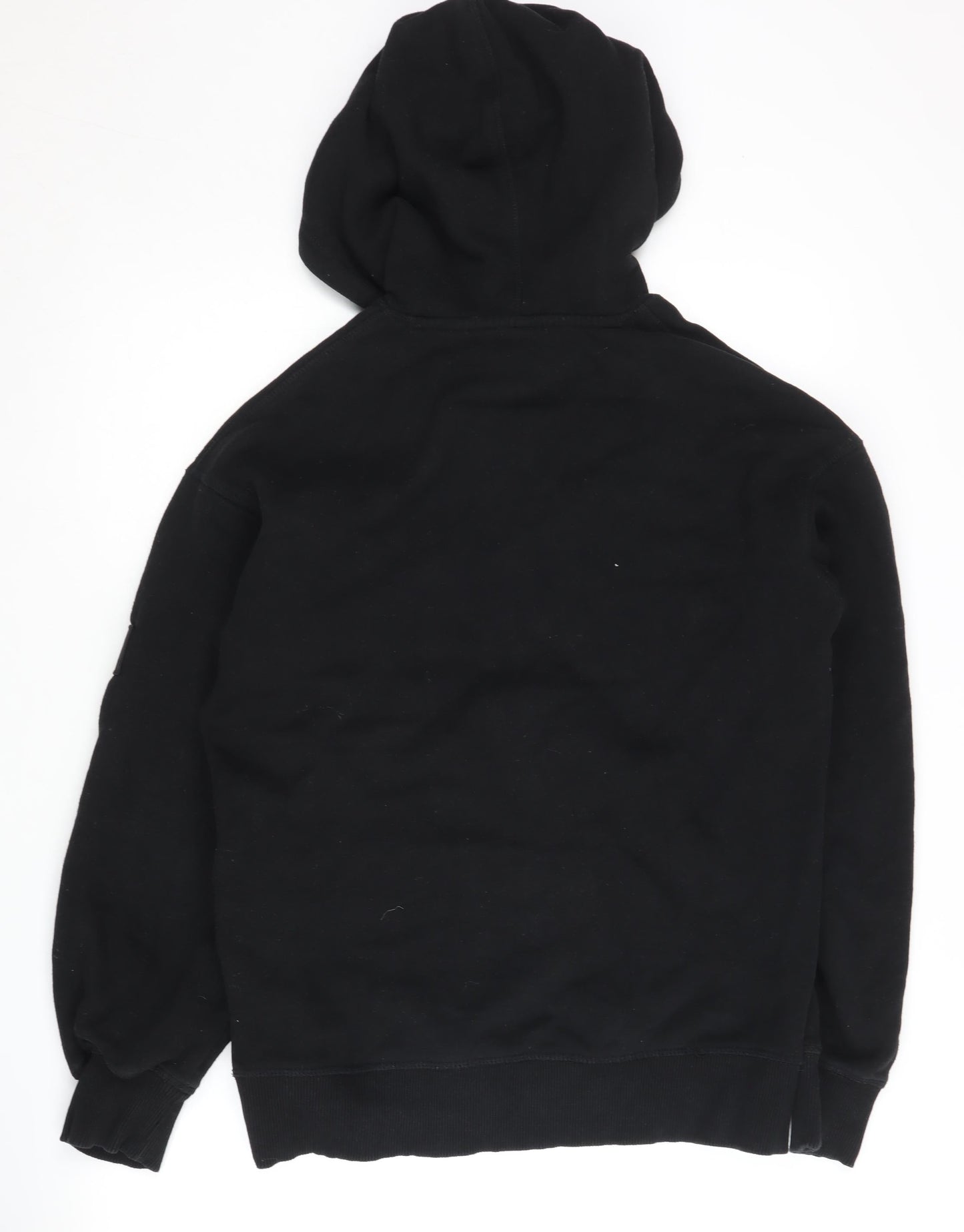 Mens UK Size S JACK & JONES Black Pullover Hoodie